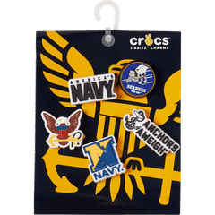 Armed Forces US Navy 5Pck Jibbitz Shoe Charm - Crocs