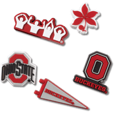 Ohio State University 5 Pack Jibbitz™ charms - Crocs
