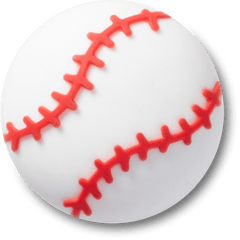 Textured Baseball Jibbitz™ charms - Crocs