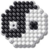 Beaded Ying and Yang Jibbitz™ charms - Crocs