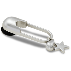 Silver Meta Safety Pin Jibbitz™ charms - Crocs