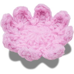 Crochet Light Pink Flower Jibbitz™ charms - Crocs