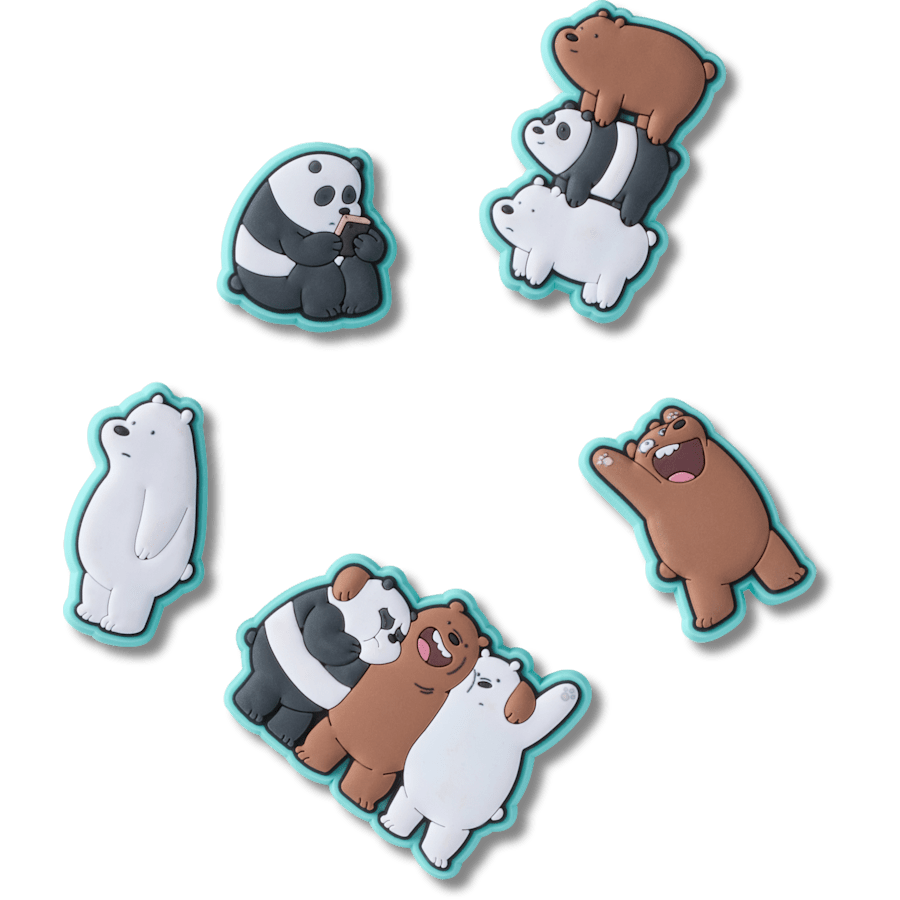 We Bare Bears 5 Pack Jibbitz™ charms - Crocs