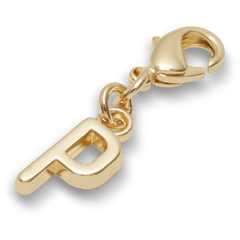 Gold Letter P Charm Jibbitz™ charms - Crocs