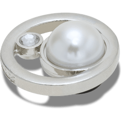 Silver Ring With Pearl Jibbitz™ charms - Crocs
