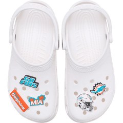 NFL Miami Dolphins 5 Pack Jibbitz Shoe Charm - Crocs