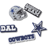 NFL Dallas Cowboys 5 Pack Jibbitz Shoe Charm - Crocs