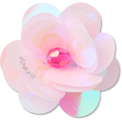 Sequin Pink Flower Jibbitz™ charms - Crocs