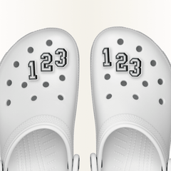 Number 0-9 Jibbitz Shoe Charm - Crocs