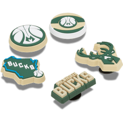 NBA Milwaukee Bucks 5 Pack Jibbitz™ charms - Crocs