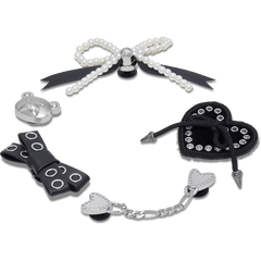 Indie Luxe Silver 5 Pack Jibbitz™ charms - Crocs