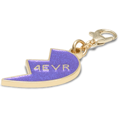 Purple Glitter BFF Charm Right Jibbitz Shoe Charm - Crocs
