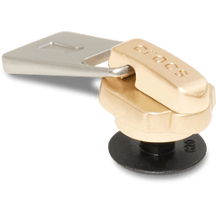 Gold and Silver Zipper Jibbitz™ charms - Crocs