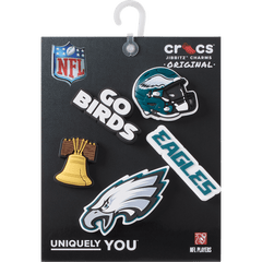 NFL Philadelphia Eagles 5 Pack Jibbitz Shoe Charm - Crocs
