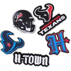 NFL Houston Texans 5 Pack Jibbitz Shoe Charm - Crocs