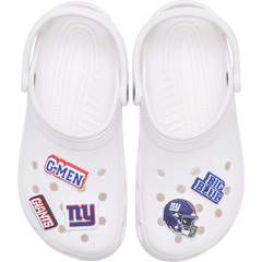 NFL New York Giants 5 Pack Jibbitz Shoe Charm - Crocs