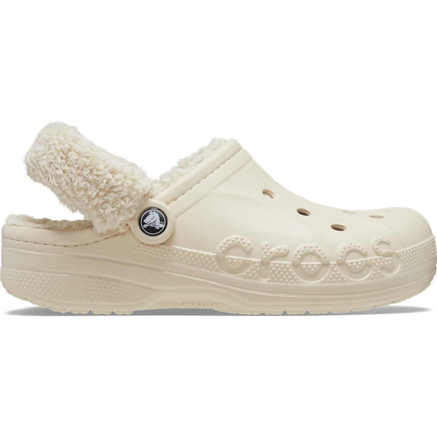 Baya Lined Fuzz-Strap Clog - Crocs - US 6456