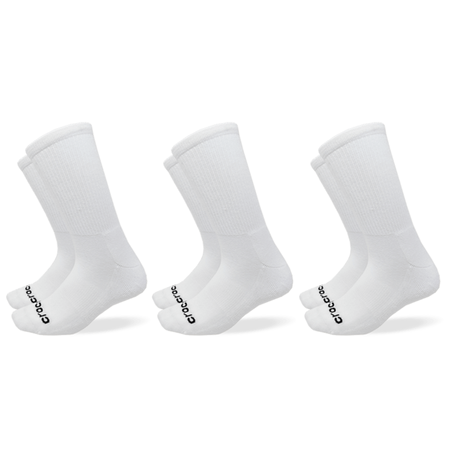 CrocsSocks Crew Texture Logo 3PK - Crocs - US 8257