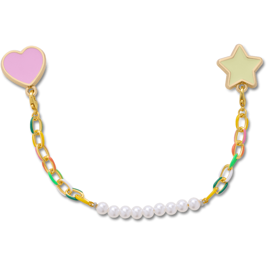 Pearl and Rainbow Bag Chain - Crocs - US 9558