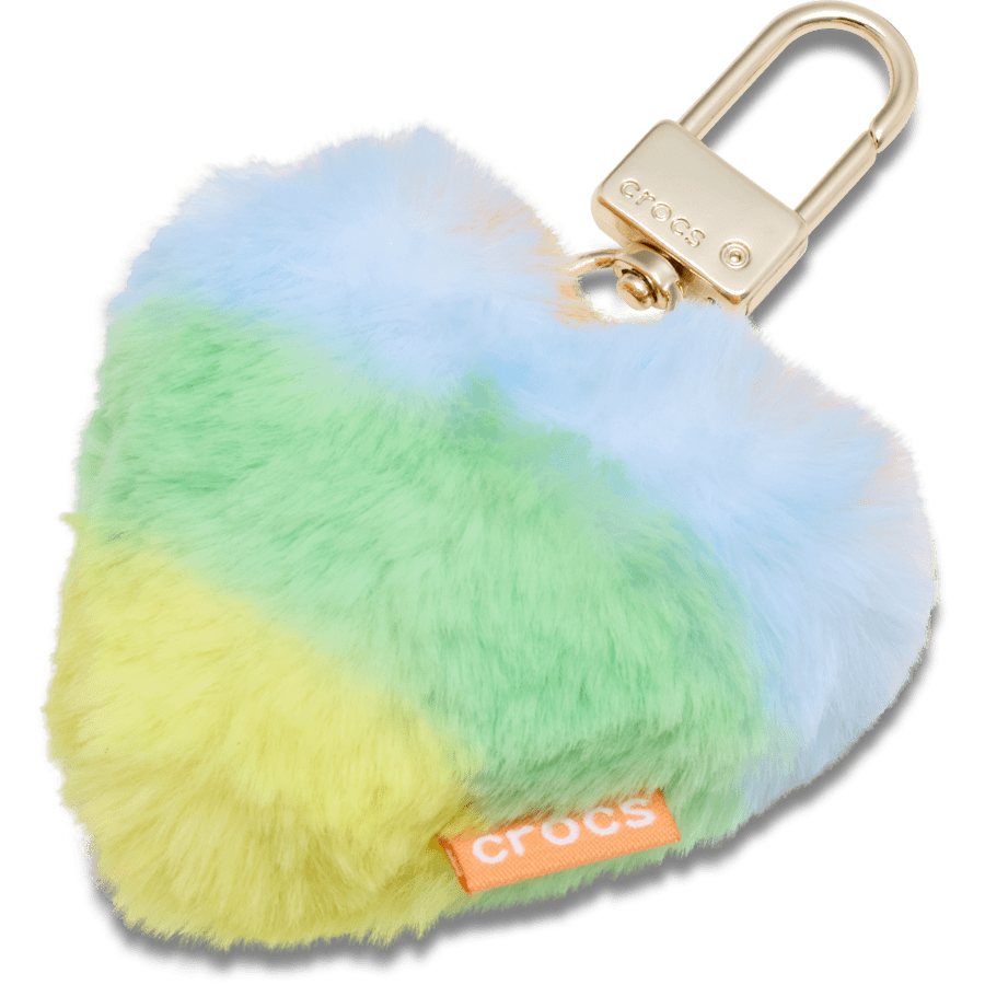 Plush Heart Bag Charm - Crocs - US 6779