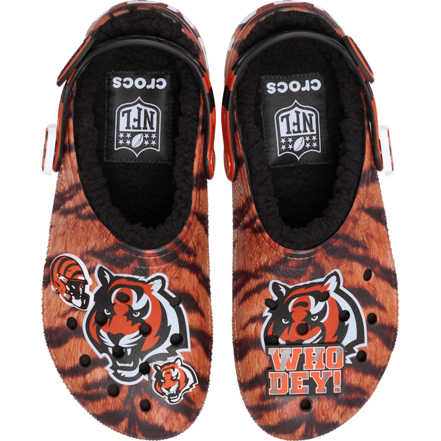 NFL Cincinnati Bengals Classic Lined Clog - Crocs - US 4060