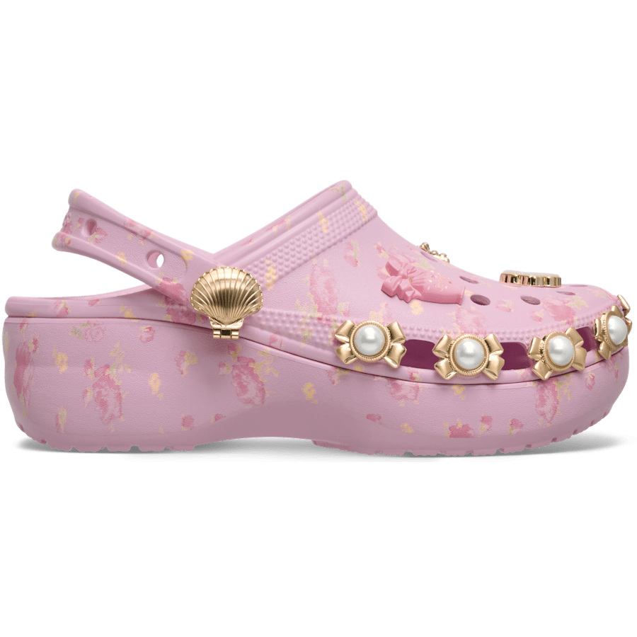 LoveShackFancy Classic Platform Clog - Crocs - US 6645
