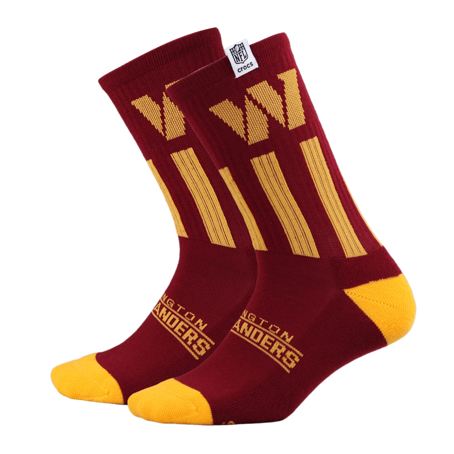 NFL Washington Commanders Crocs Socks - Crocs - US 3152