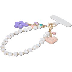 Beaded Heart Flower Phone Wristlet - Crocs - US 1562