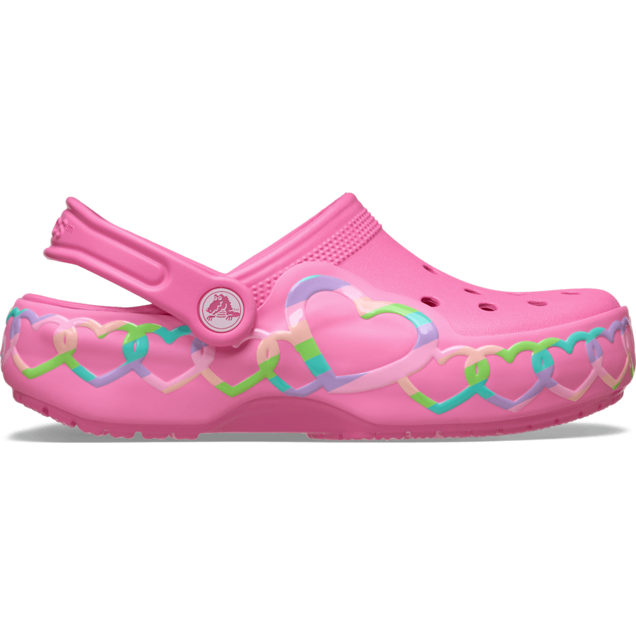 Kids' Classic Heart Lights Clog - Crocs - US 4581