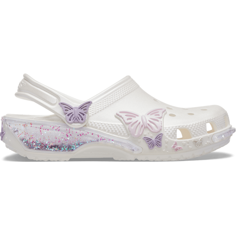 Toddler Classic Butterfly Sparkle Shaker Clog - Crocs - US 9088