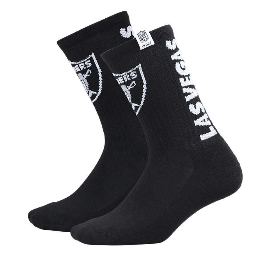 NFL Las Vegas Raiders Crocs Socks - Crocs - US 8035