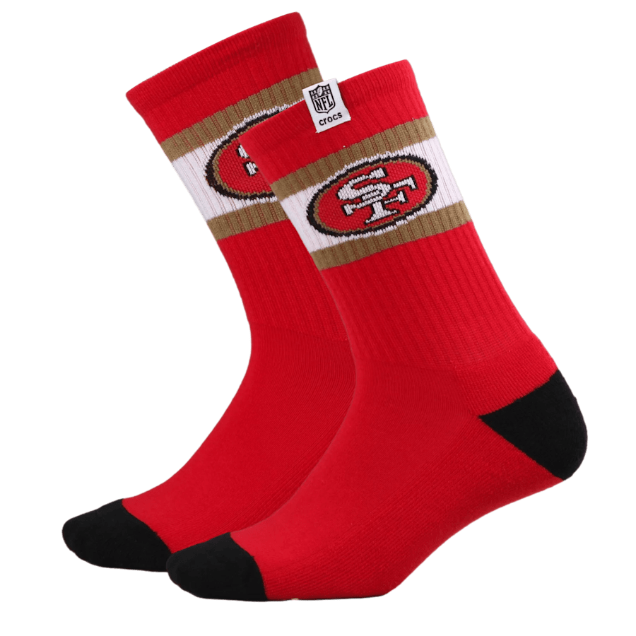 NFL San Francisco 49ers Crocs Socks - Crocs - US 2667