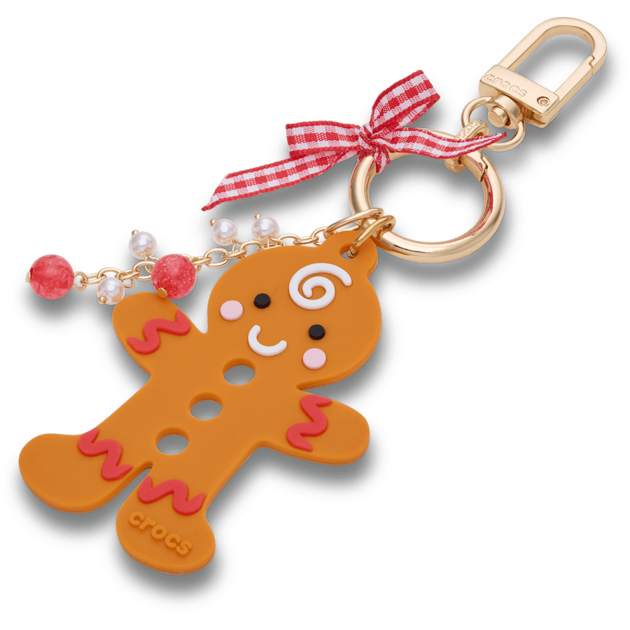 Gingerbread Man Bag Charm - Crocs - US 8540