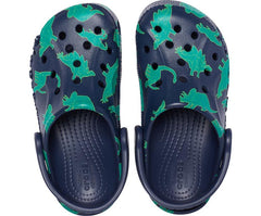 Girls/Boys Kids' Baya Graphic Clog Navy / Multi | Crocs Clogs