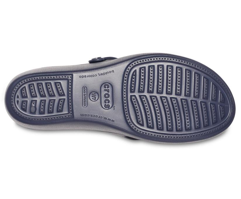 Women Patricia Sandal Navy / Smoke | Crocs Sandals