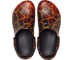 Women/Men Bistro Graphic Clog Black / Flame | Crocs Clogs
